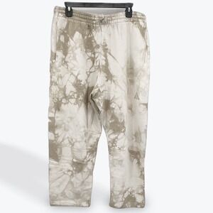 adidas Tie-Dye Joggers in Beige and White